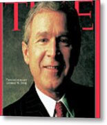 2000 Person Of The Year - George W. Bush Metal Print