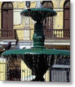 Peru Fountain Metal Print