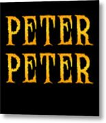 Peter Peter Pumpkin Eater Costume Metal Print