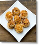 Petits Fours Home Made, Mini Apple Pies Metal Print