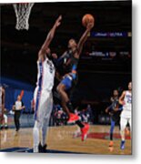 Philadelphia 76ers V New York Knicks Metal Print