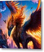 Phoenix The Vicious Metal Print