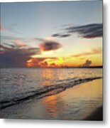 Photo 109 Beach Sunset Metal Print