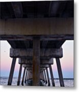 Pierhenge Metal Print