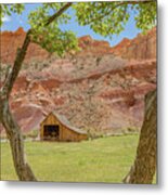 Pioneer Barnyard Metal Print