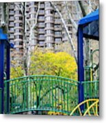 Playground In Autumn - A Murray Hill Impression Metal Print