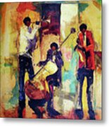 Playing Through The Hours Metal Print