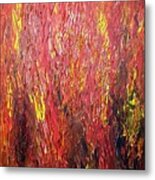 Playing With The Primal Fire Flow Codes Metal Print