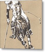 Polo No3 Metal Print