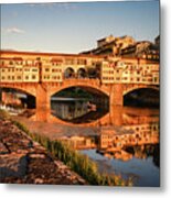 Ponte Vecchio Metal Print