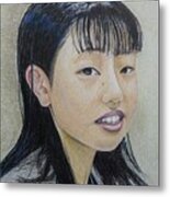 Portait Of Yui Metal Print