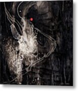 Portal Ii - Red Dot Metal Print