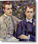 Portrait Of Charles And Georges Metal Print