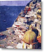 Positano Metal Print