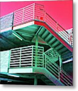 Pretty Parking Metal Print