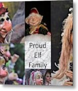 Proud Elf Family Metal Print