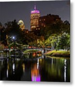 Prudential Over The Charles River Metal Print