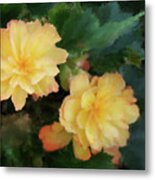 Ps Painting Yellow Flowers Metal Print