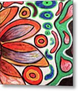 Psychedelic Summer Metal Print