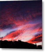 Pueblo Skyline Metal Print