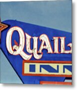 Quail Inn Metal Print