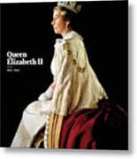 Queen Elizabeth Ii Commemorative Issue Metal Print
