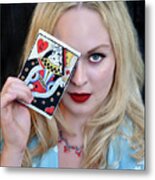 Queen Of Hearts Metal Print