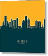 Queens New York Skyline #79 Metal Print
