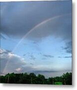 Rainbow After The Storm Metal Print