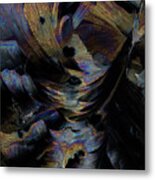 Rainbow Splashes Metal Print