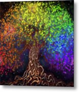 Rainbow Tree Of Life Metal Print