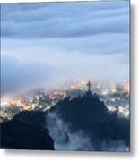 Rantepao Between The Clouds Metal Print