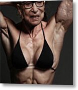 Rbg Ruth Bader Ginsburg Workout Metal Print