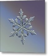 Real Snowflake 2021-01-15_1 Metal Print