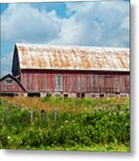 Red Barn No.1 Metal Print