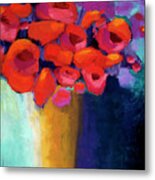 Red Bouquet Metal Print
