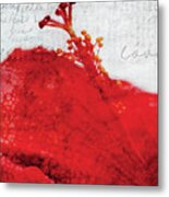 Red Flower Of Love Metal Print