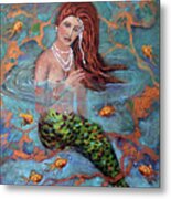 Ophelia By Linda Queally Metal Print