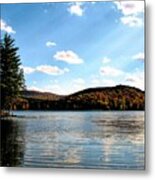 Red House Lake Allegany State Park Ny Metal Print