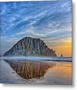 Reflection Of The Rock Metal Print