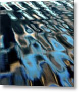 Reflections From A Dock Metal Print