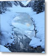 Reflections Of Mountain Scenery Metal Print