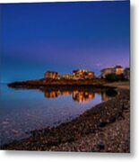 Reflections Of Perkins Cove Metal Print