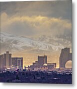 Reno Skyline Pano 9414 Metal Print