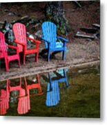 Resting By The Water Metal Print