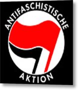 Retro Germany Antifaschistische Aktion Anti-fascist Metal Print