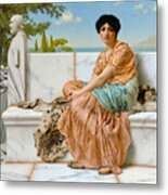 Reverie In The Days Of Sappho 1904 Metal Print