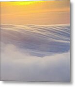 Ride The Fog Metal Print