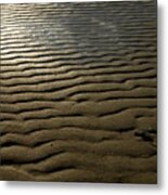 Ripples In The Sand Metal Print