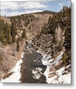 River In Colorado Mountains Metal Print